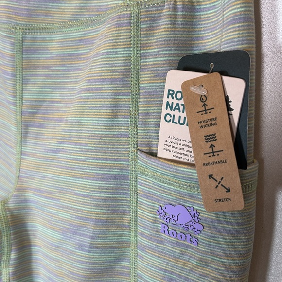 Roots Leggings Kids Size Large 9-10 Years Old Comfortable Warm New Canada Cozy - Picture 4 of 9